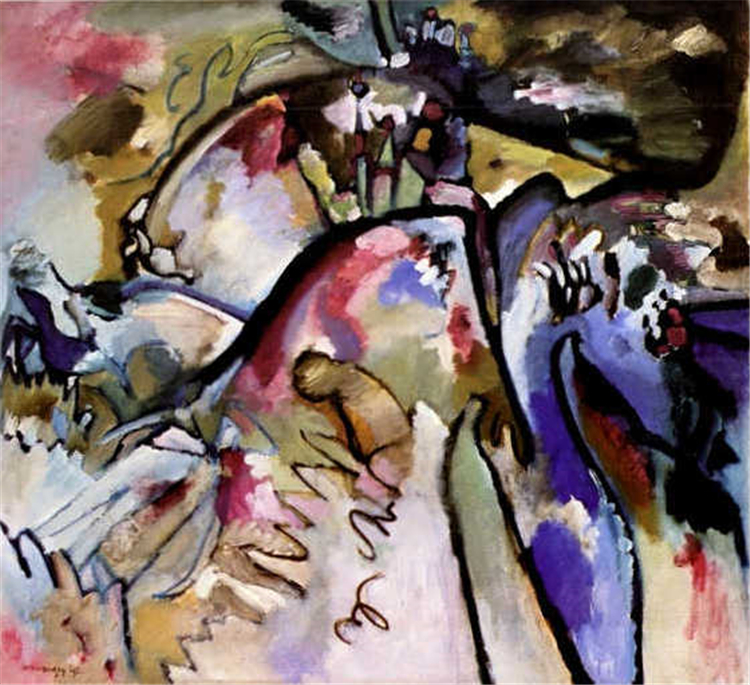 Improvisation 21a 1911 Wassily Kandinsky Oil Painting